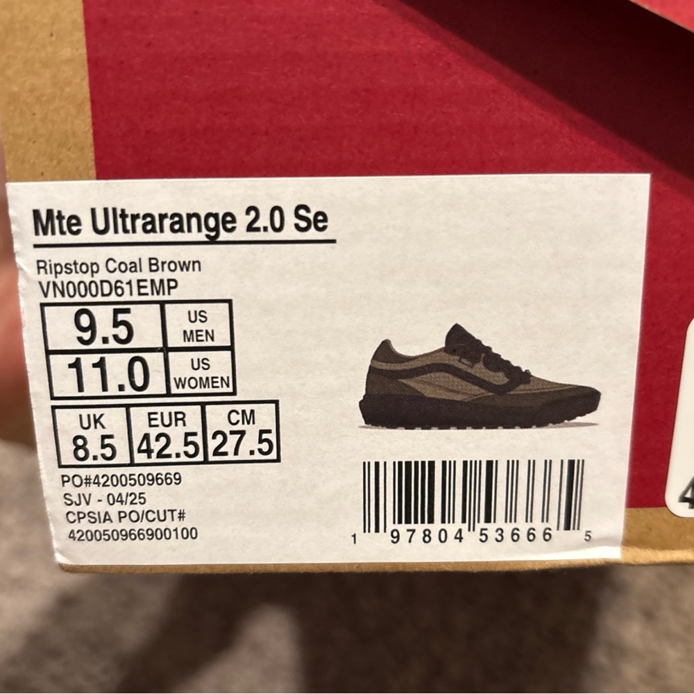 Men’s MTE Ultrarange SE 2.0 SE Size 9.5 - Picture 2 of 5
